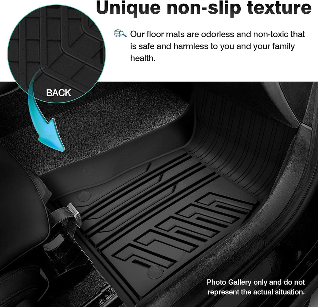 TPE Non-Slip Car Floor Mats Full Set A58619