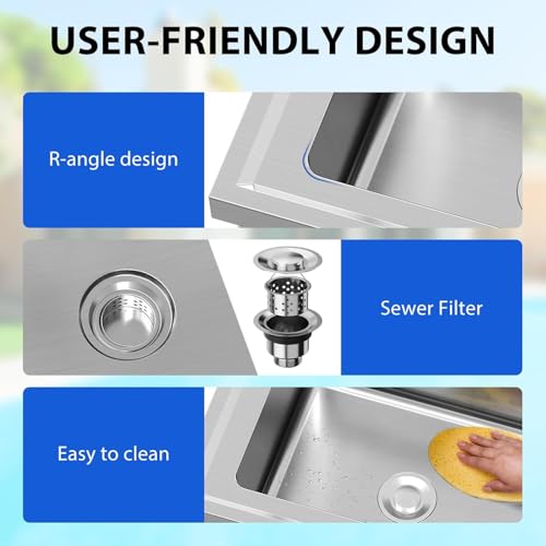 Stainless Steel Utility Sink V51964