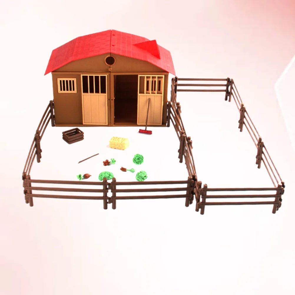 Simulation Farm Playset Sand Table Scene Model Toy G1435