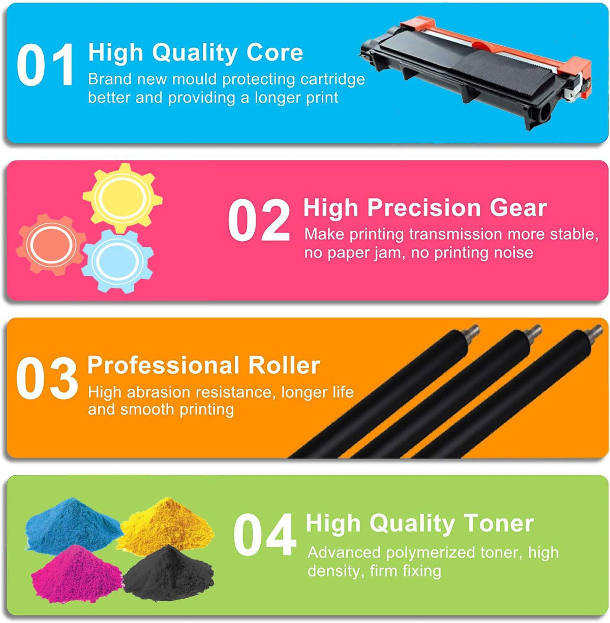 10 Pack Black Compatible Toner Cartridge Replacement G499