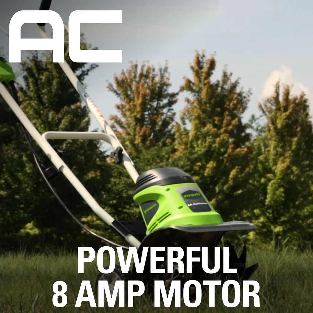 8 Amp 10-inch Corded Electric Cultivator/Tiller H425419