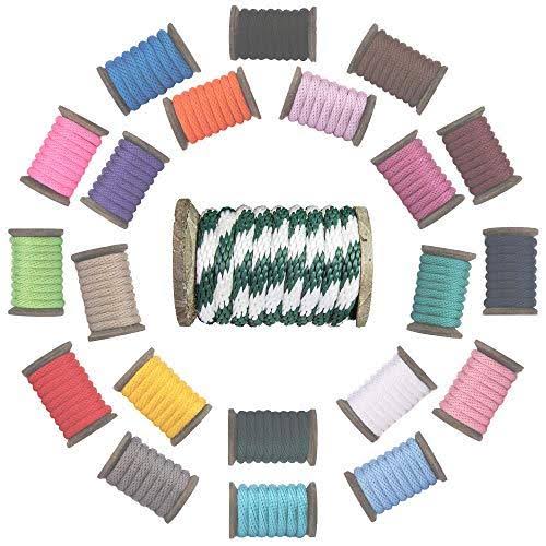Hunter Green & White Braided Utility Rope, 1/2 inch x 250 Feet Z766381