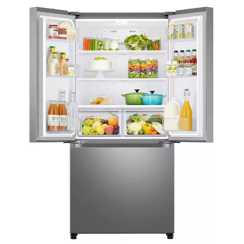 17.5 cu. ft. 3-Door French Door Counter Depth Refrigerator W351966