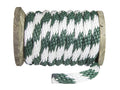 Hunter Green & White Braided Utility Rope, 1/2 inch x 250 Feet Z766381