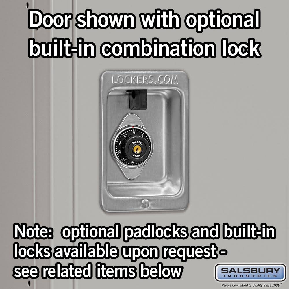 36 in. W x 66 in. H x 12 in. D Double Tier Metal Locker S88823