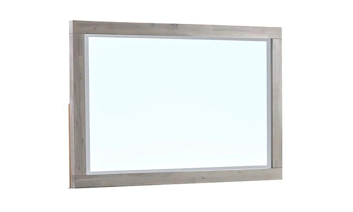 Gray Rectangular Dresser or Hanging Mirror D830