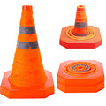 4 Pack Collapsible Traffic Cones Y481620