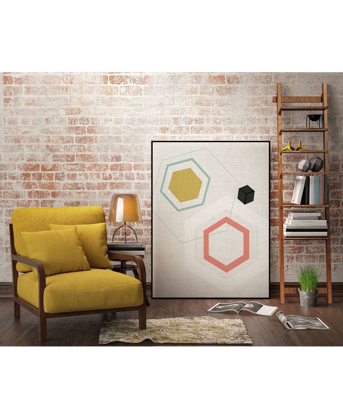 Framed Canvas Art Block F43745