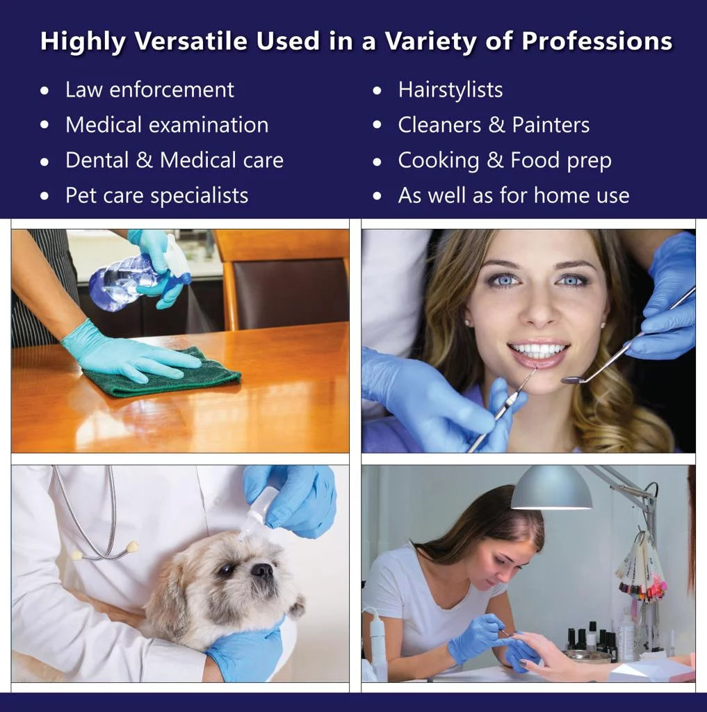 Small Nitrile-Vinyl Blend Disposable Exam Gloves, 1000/Case J3825