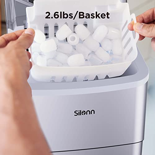 Countertop Ice Maker with Ice Scoop and Basket Z987