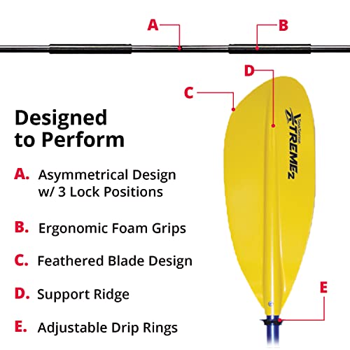 84” Fiberglass Reinforced Nylon Kayak Paddle C615