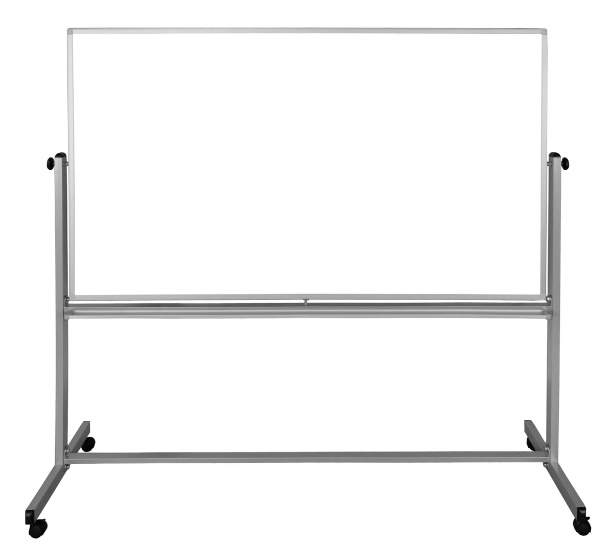 72" x 48" Magnetic Rolling Whiteboard with Silver Aluminum Frame K69304