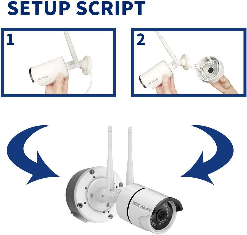Bullet Camera Junction Box Mount Bracket 8 Set R10497