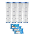 4 Pack Cartridge Filter with 3X Filter Washes D6337