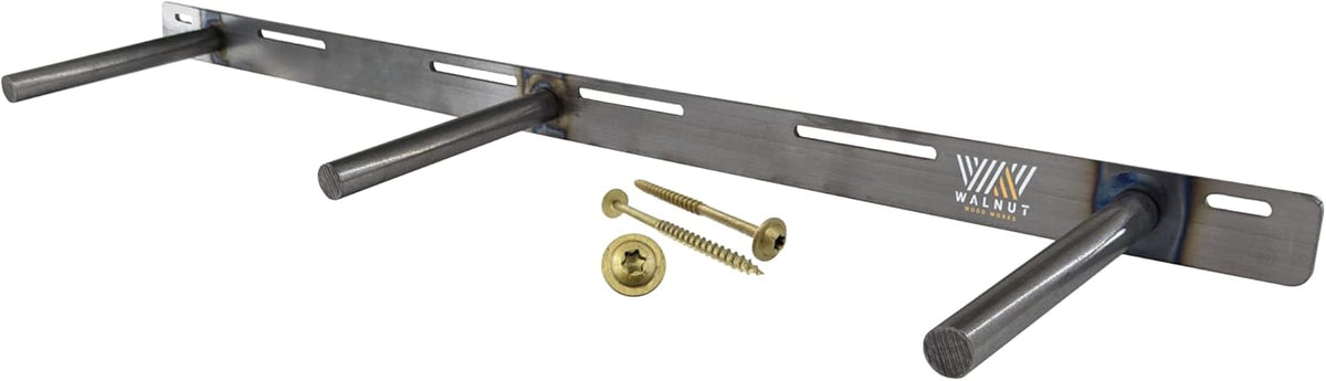 32 Inch Heavy Duty Solid Steel Shelf Bracket, Pack of 2 H7506