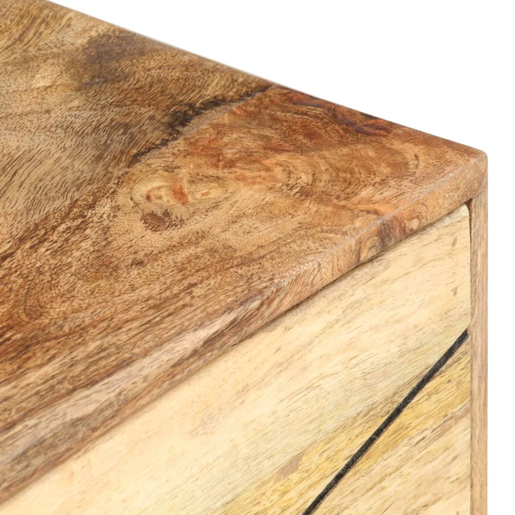 Solid Mango Wood Bedside Cabinet H9930