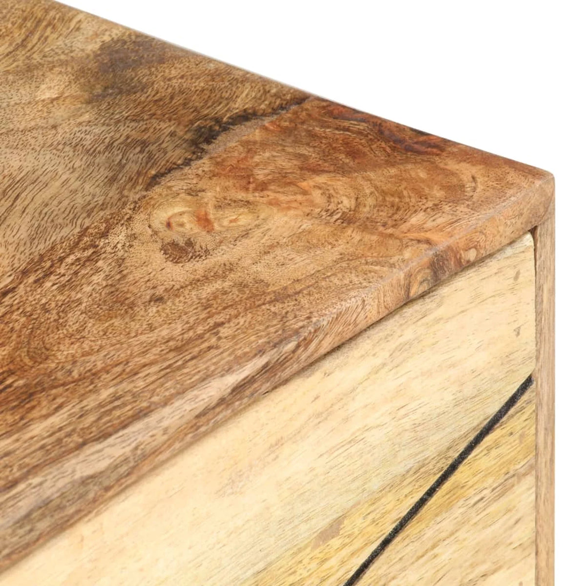 Solid Mango Wood Bedside Cabinet H9930