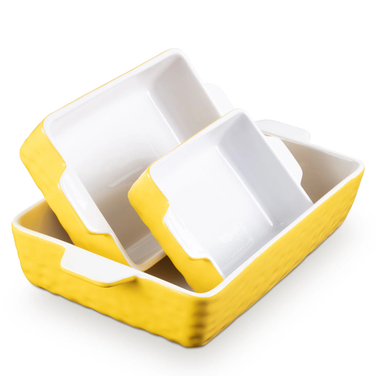 Ceramic Rectangular Baking Dish Set of 3 S2664