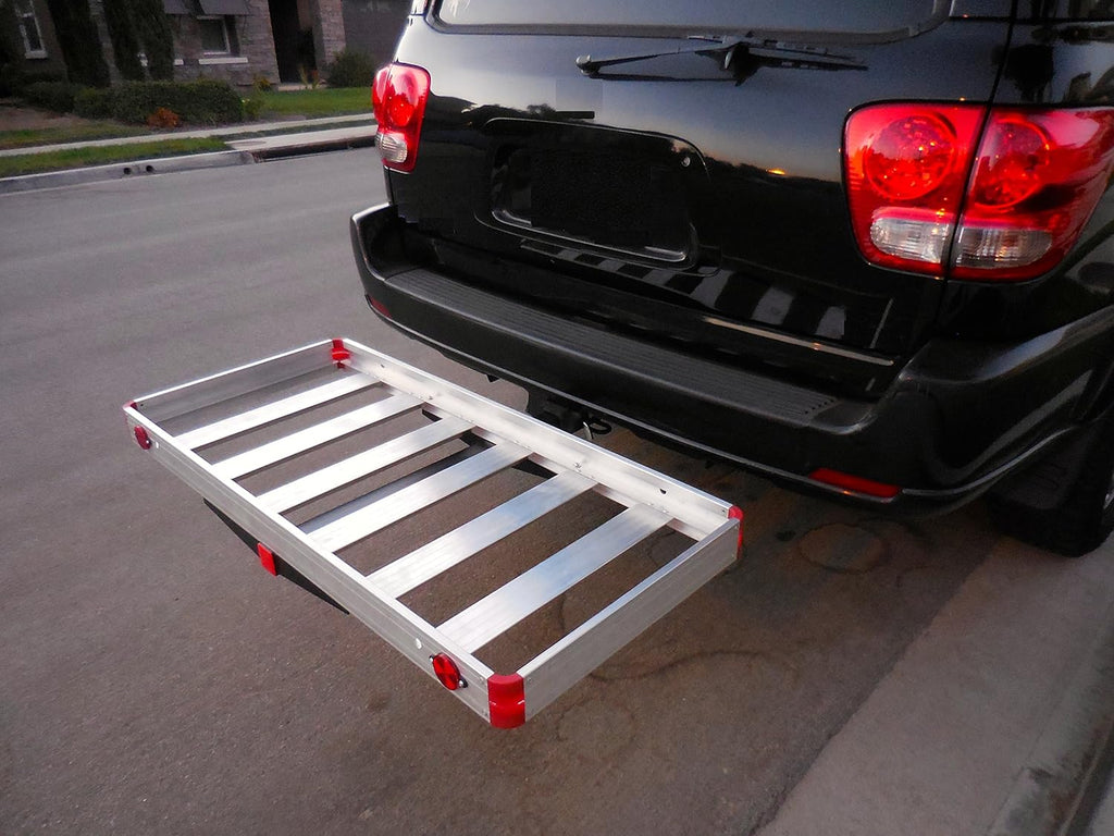 48 x 21 Hitch Mount Aluminum Cargo Carrier D52188