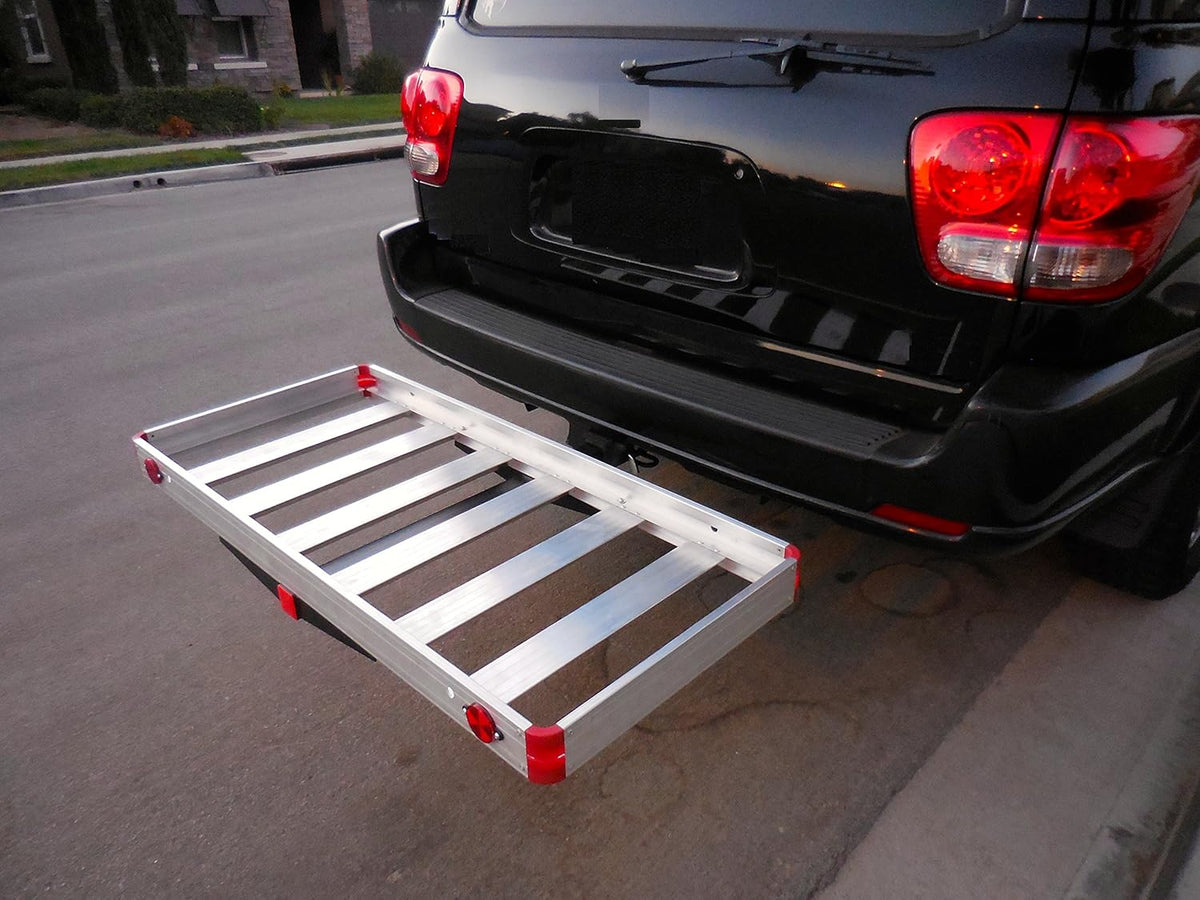 48 x 21 Hitch Mount Aluminum Cargo Carrier D52188