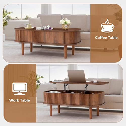 Lift Top Coffee Table with Hidden Compartment A993642