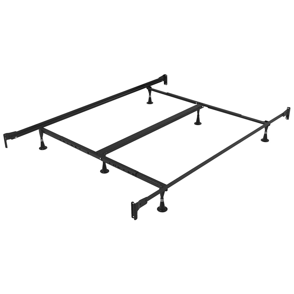 Full Size Medium Soft PillowTop Mattress Set with Bed Frame J684729