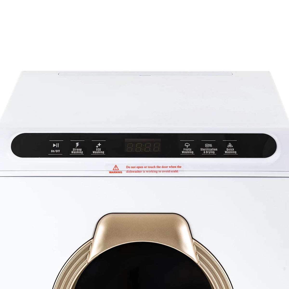 900W White Compact Countertop Dishwasher Z596