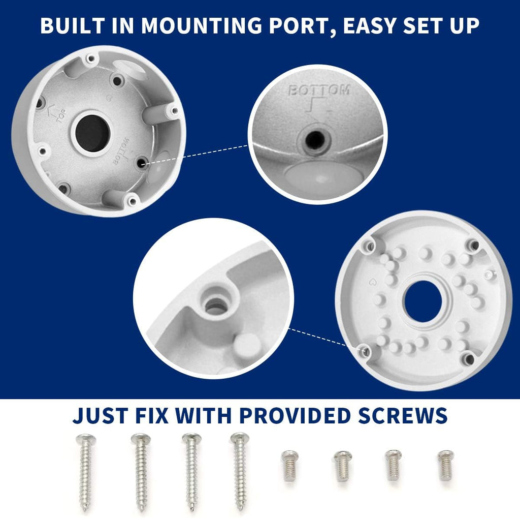 Bullet Camera Junction Box Mount Bracket 8 Set R10497