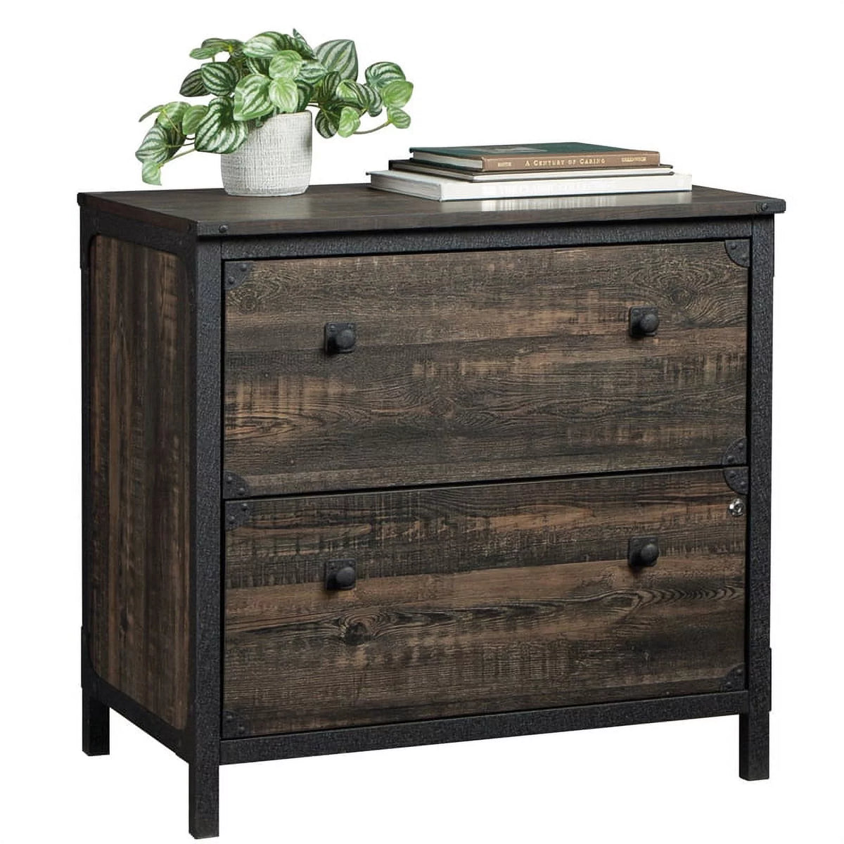 Carbon Oak Engineered Wood Lateral File F603