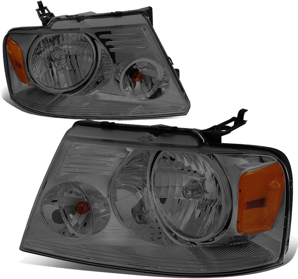 Black Housing Clear Lens Headlights Assembly for Ford F150 Lincoln Mark LT 2004-2008 G8340