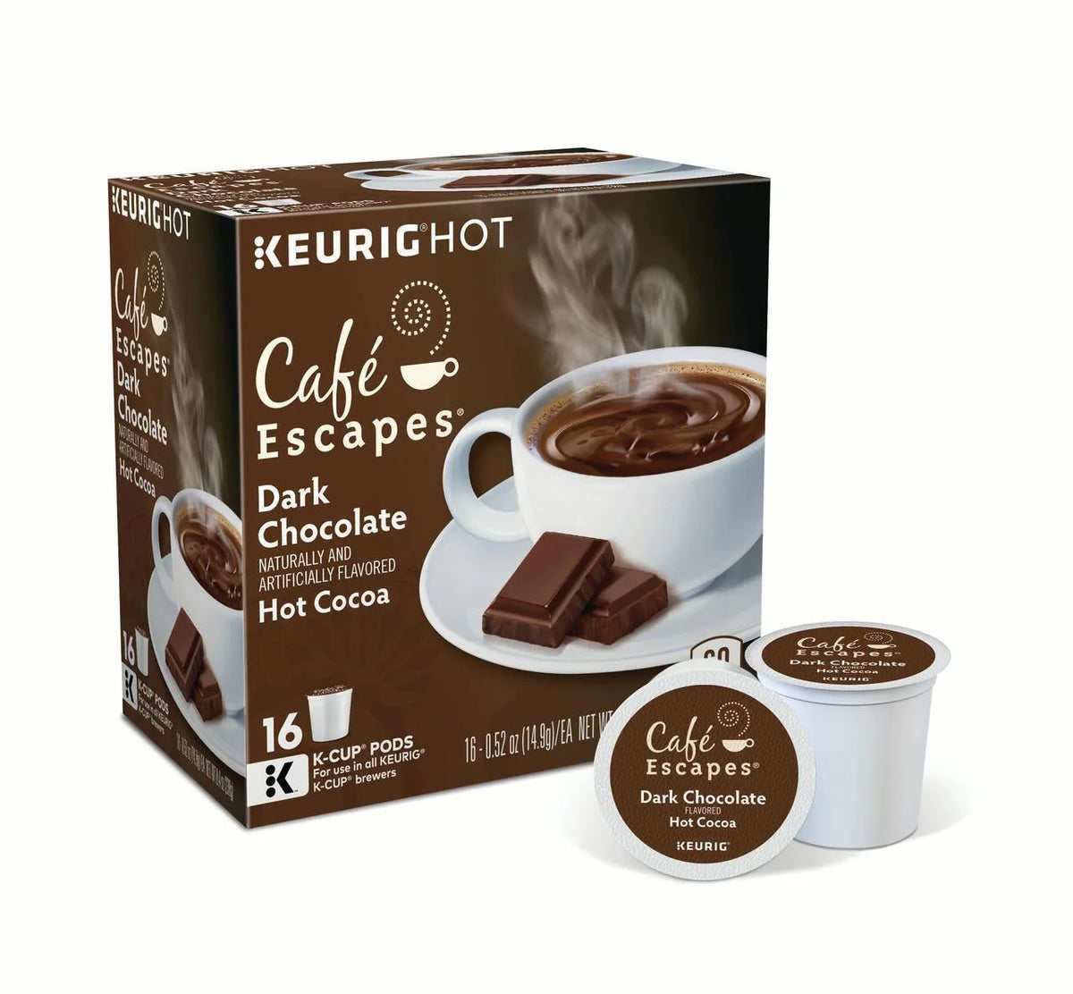 48 count Dark Chocolate Hot Cocoa K cups P46837