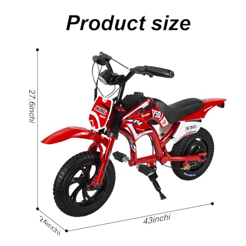 Electric Dirt Bike 12-inch 300W 3-Speed Orange G74314