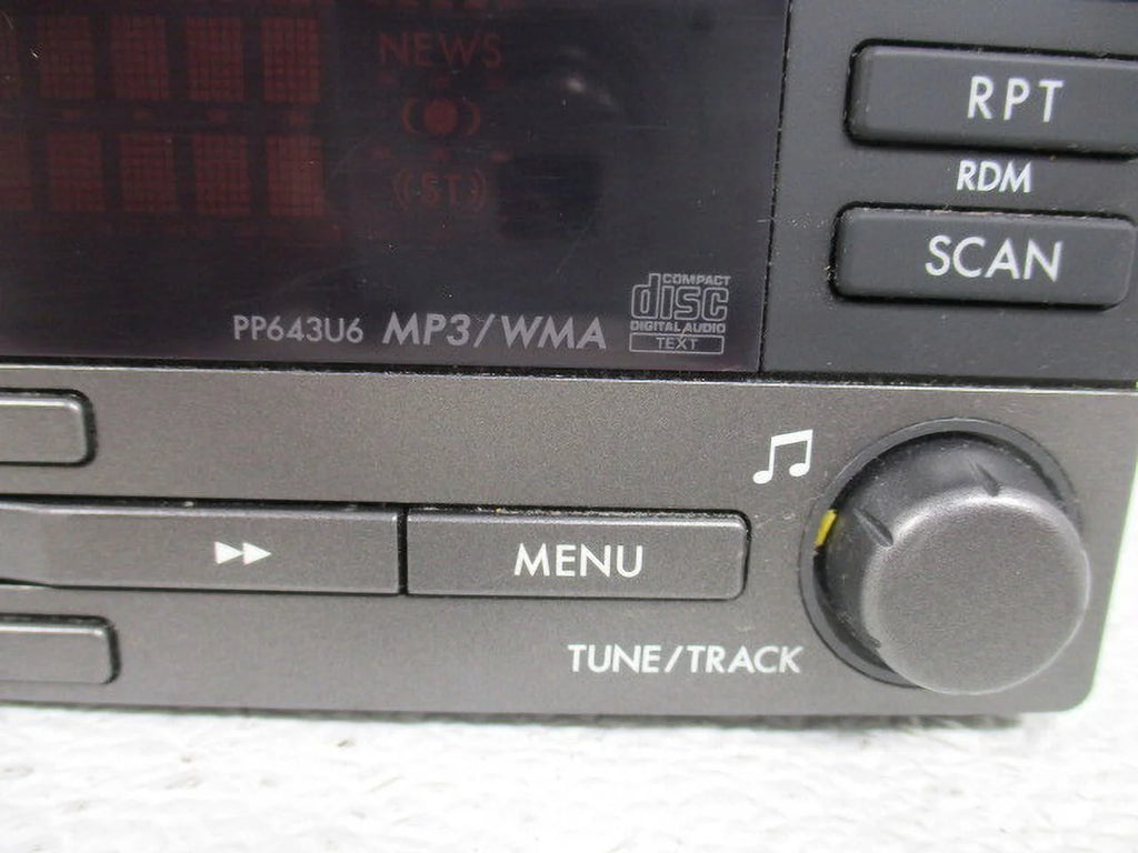 2009-2013 Subaru Forester MP3 6 CD Audio Satellite Radio Receiver OEM C36625