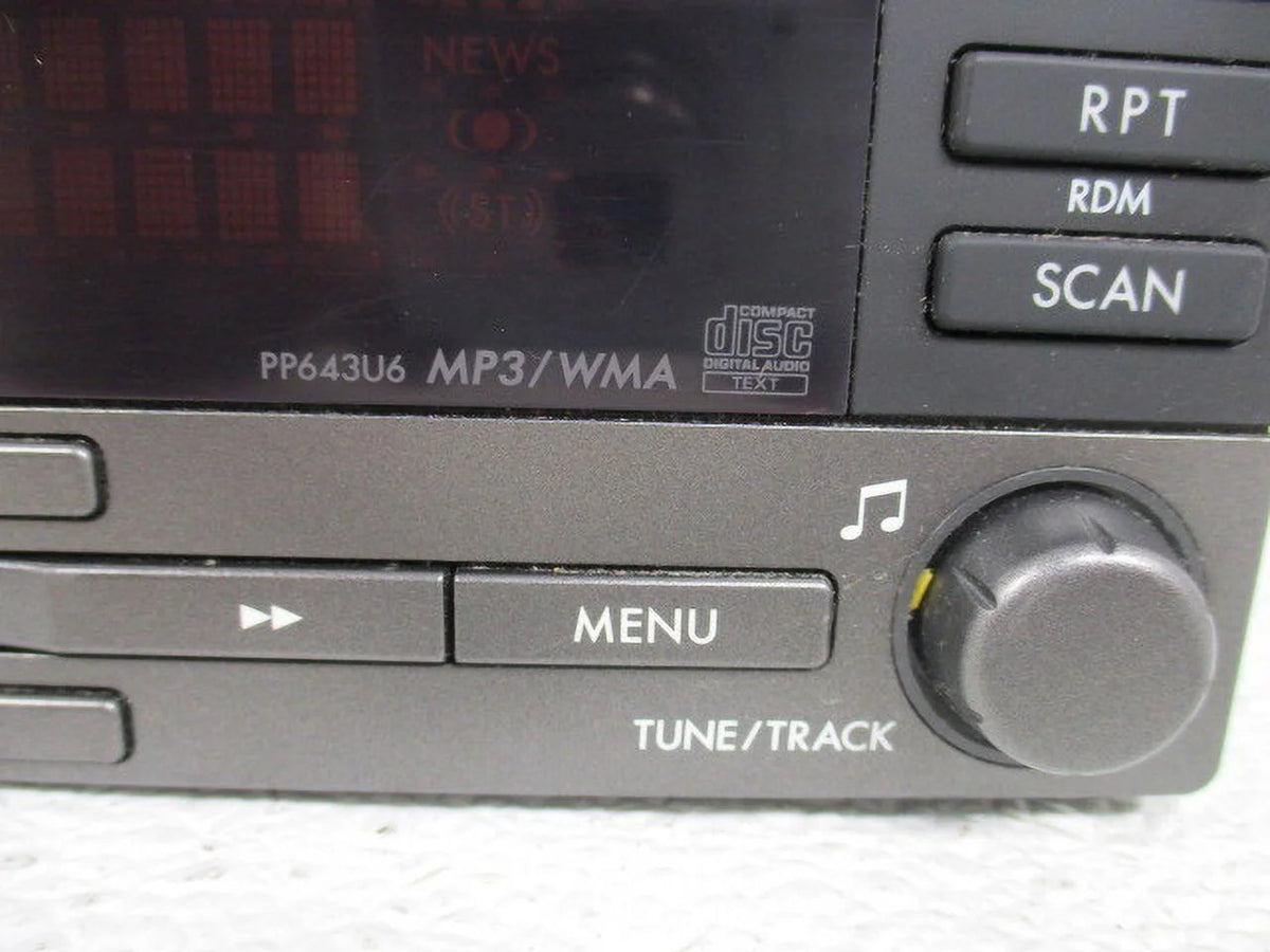 2009-2013 Subaru Forester MP3 6 CD Audio Satellite Radio Receiver OEM C36625