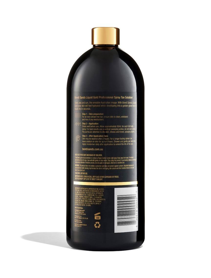 Liquid Gold Professional Spray Tan Solution 1 Litre A3620
