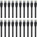 Cat5e Ethernet Patch Cable 1 Foot Black D984