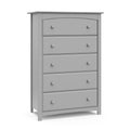 White 5 Drawer Nursery Dresser M409