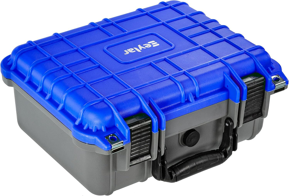 13.37 Inch Waterproof Shockproof Camera Case Dry Box with Foam Pack of 2 J28091