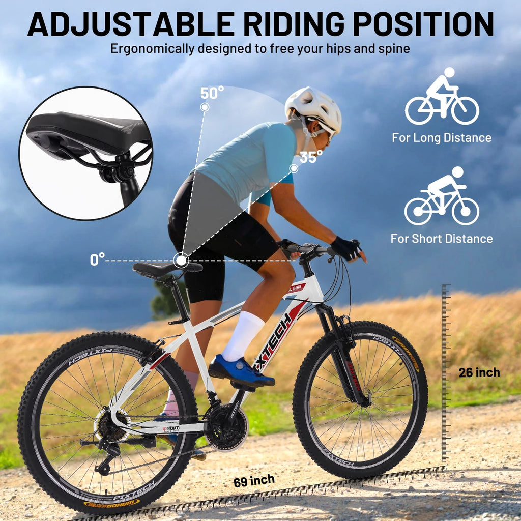 White 26'' Mountain Bike F64081