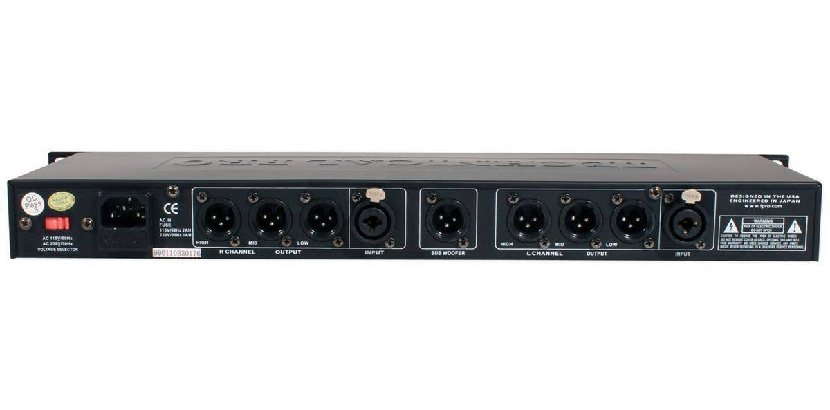 3 Way Crossover with Subwoofer Output C641935