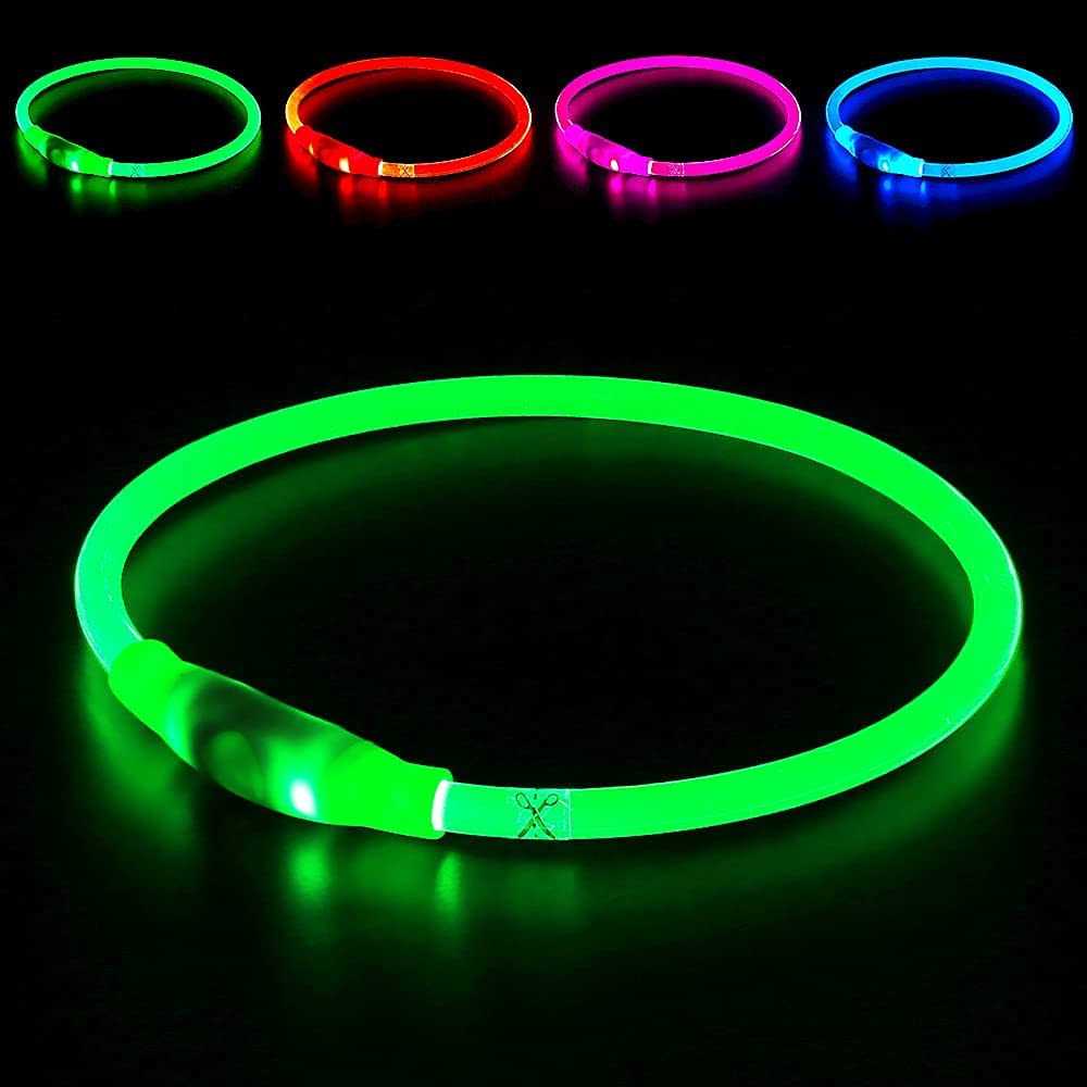 Light Rechargeable LED Dog Collar Q429054