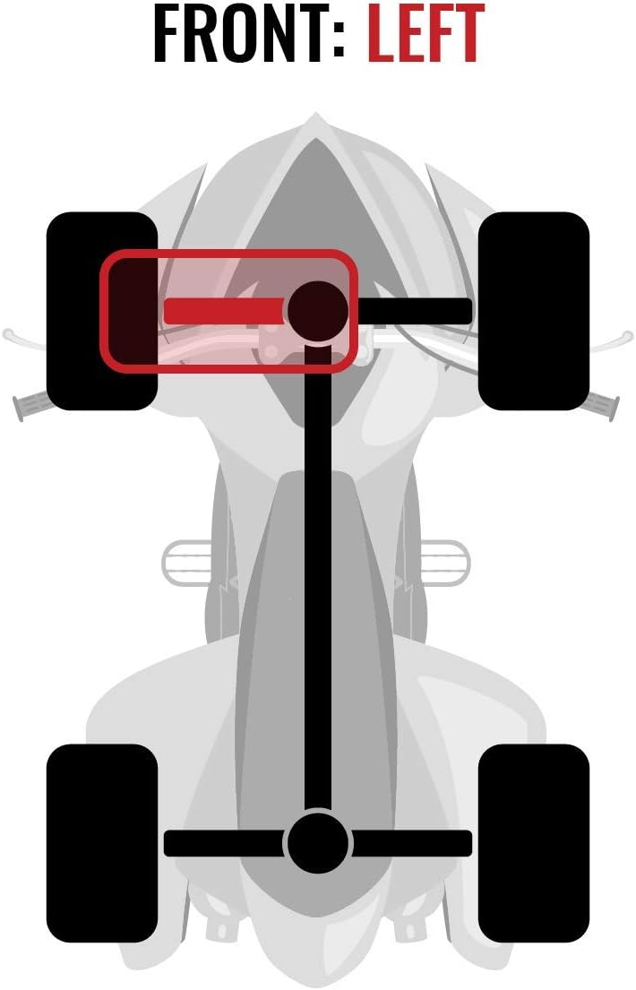 Front Left Axles Pack of 2 for Kawasaki 650 Prairie 4X4 O292