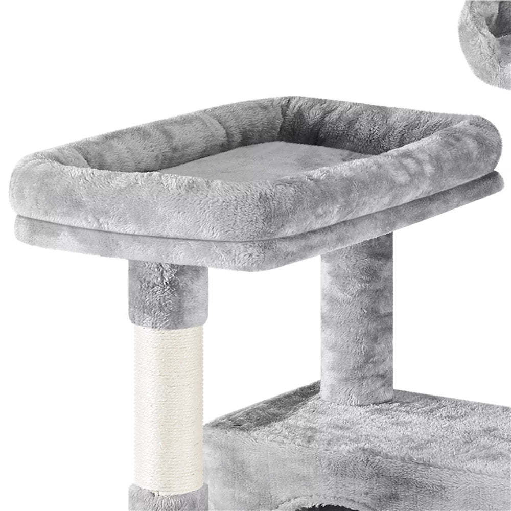 73''H Multilevel Cat Tree with 2 Condos & Scratching Posts U6460