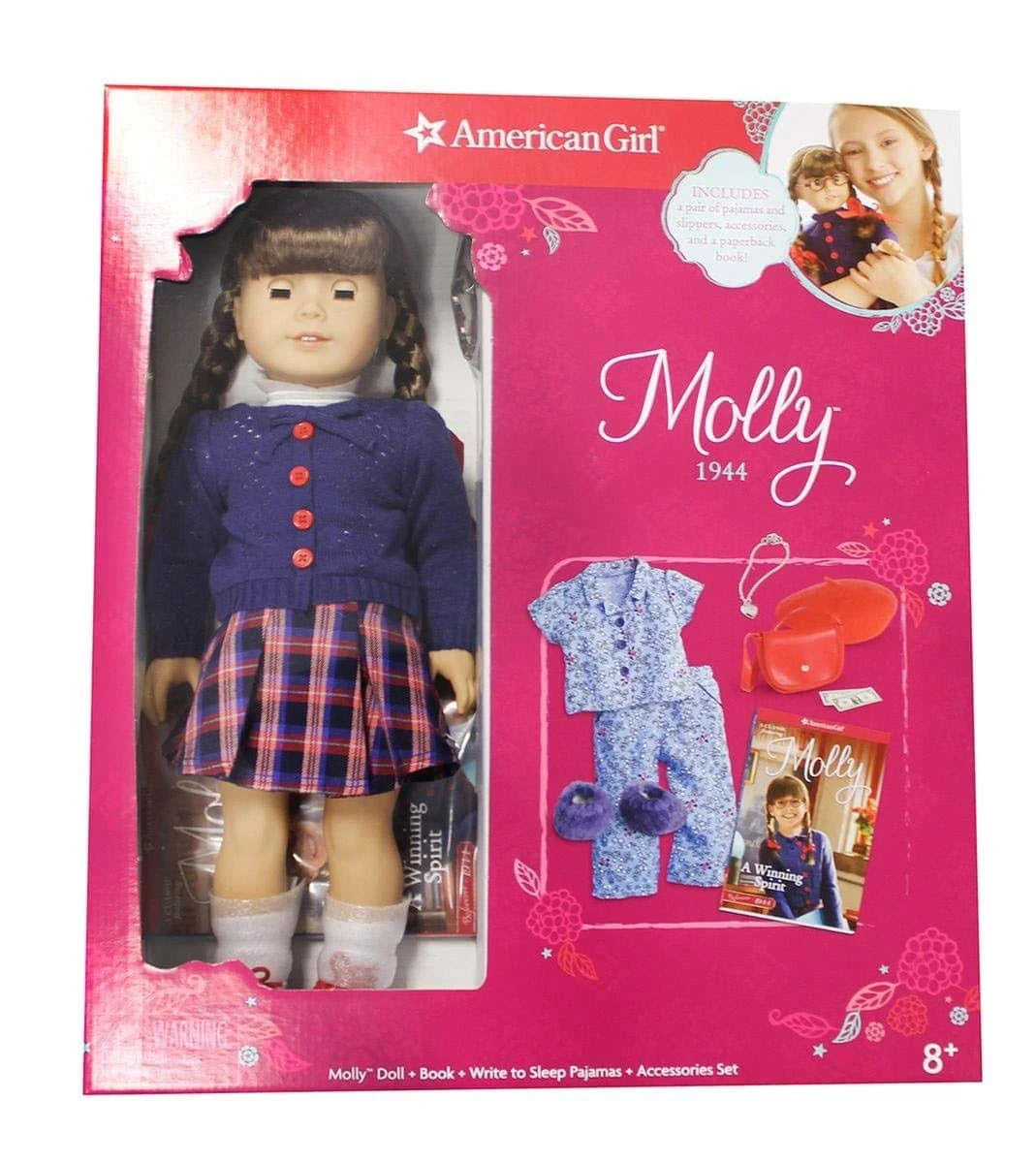 18-inch Doll + PJ Set + Book P596032