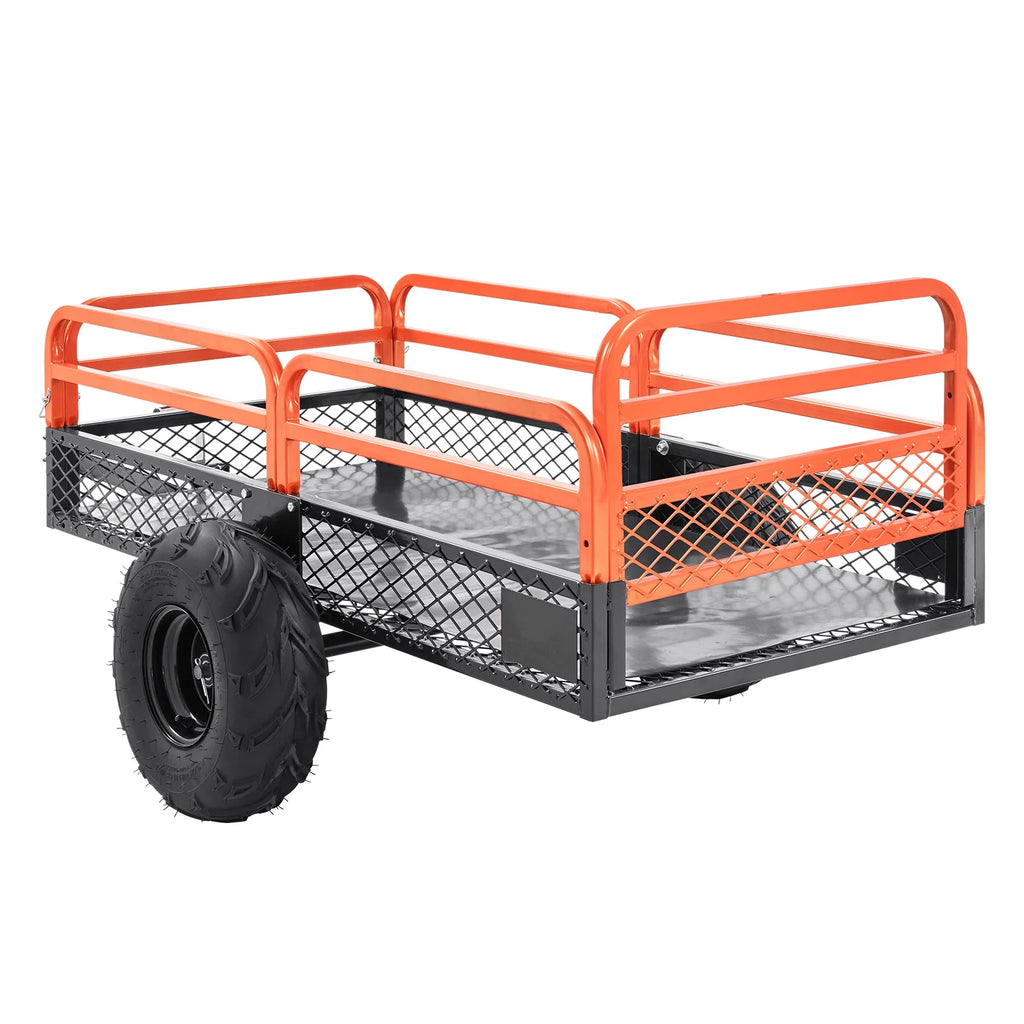 Steel Construction Tow Behind Dump Cart 1500 lbs E3220
