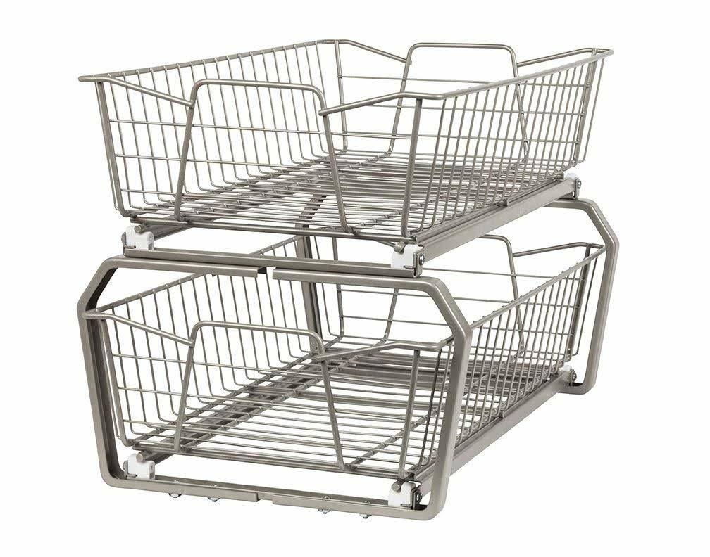 2 Tier 11-inch Wide Cabinet Organizer F39489