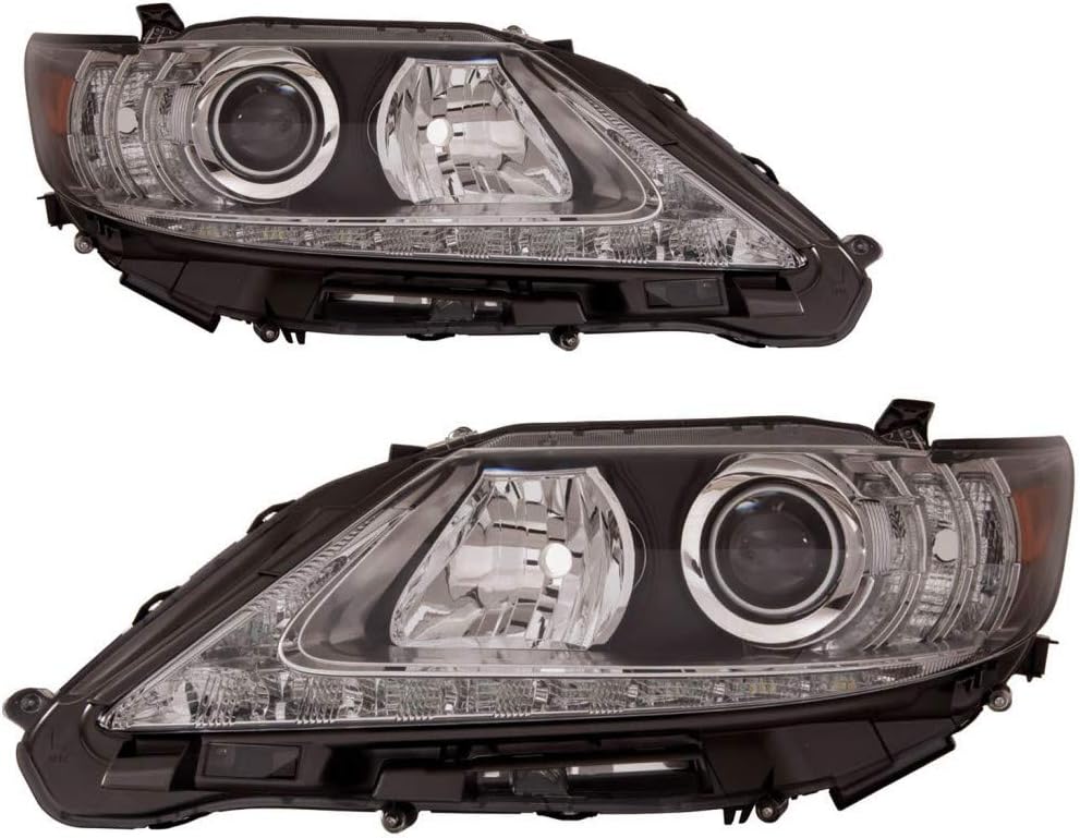 HeadLight Assembly Driver Side Black Housing R887414