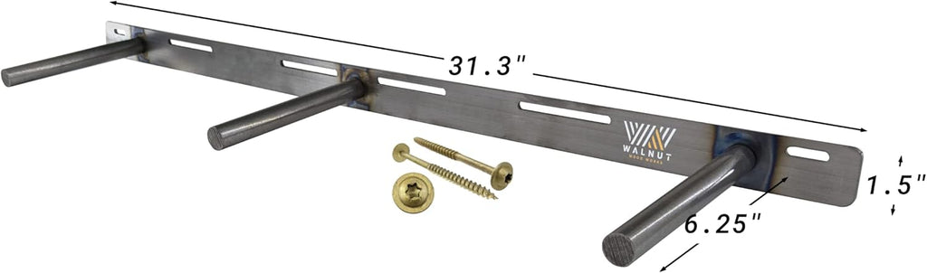 32 Inch Heavy Duty Solid Steel Shelf Bracket, Pack of 2 H7506