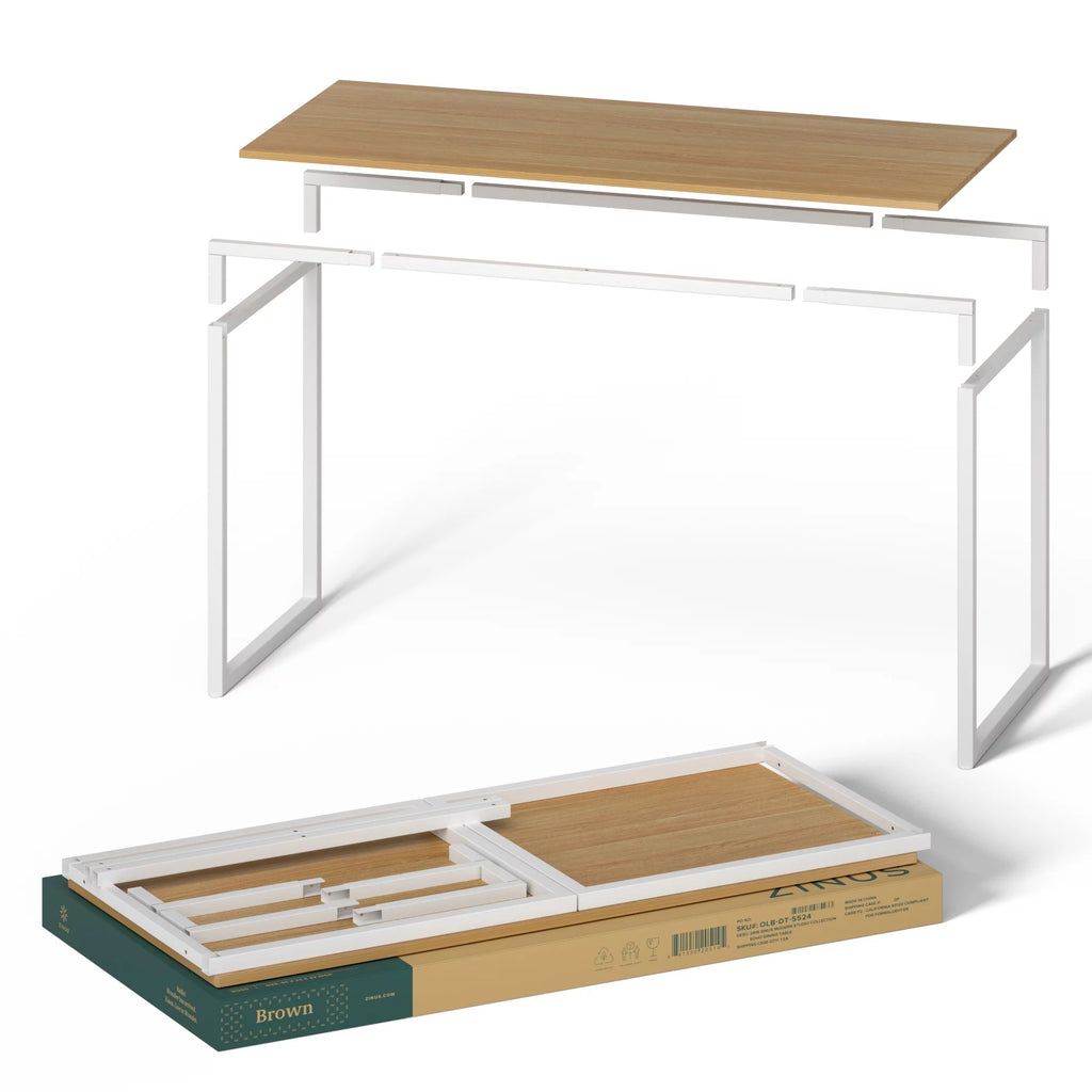 White Frame Desk I1773