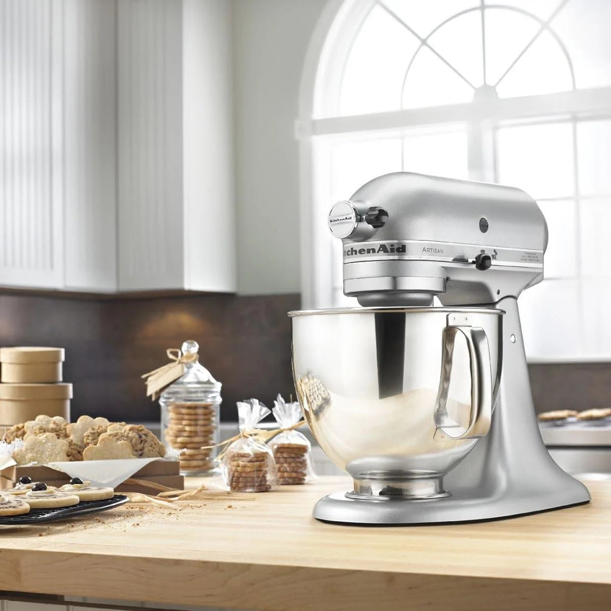 5 QT Silver Metallic Mixer N4810